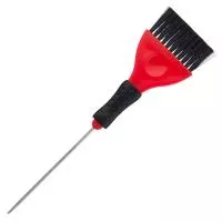 Кисть для окрашивания волос с металлической спицей (02 Красная) Кисть для окрашивания волос с металлической спицей (02 Красная)