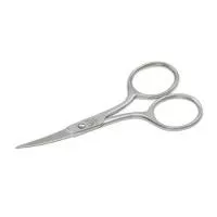 Ножницы маникюрные для ногтей с ручной заточкой(серебряные) (ana-28)