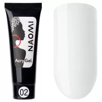Naomi AcryGel, 15гр (в тубе) NEW 02 Молочный Naomi AcryGel, 15гр (в тубе) NEW 02 Молочный